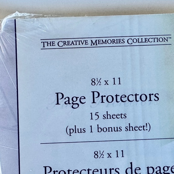 NEW Creative Memories Page Protectors 8.5 x 11 Sealed 16 Sheets Scrapbooking - Picture 2 of 4